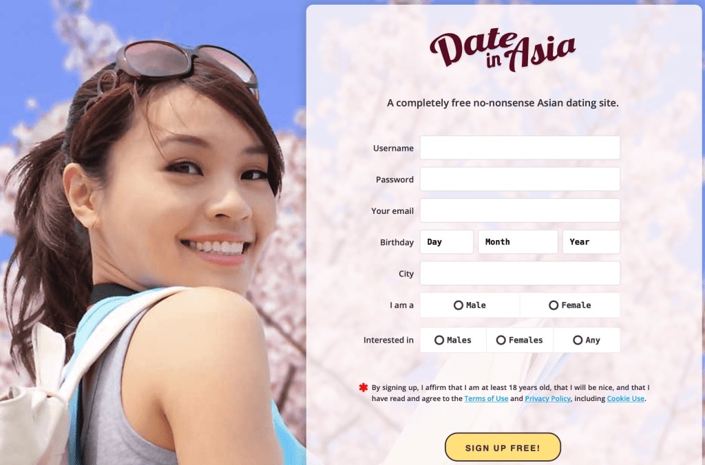 Dateinasia Registration