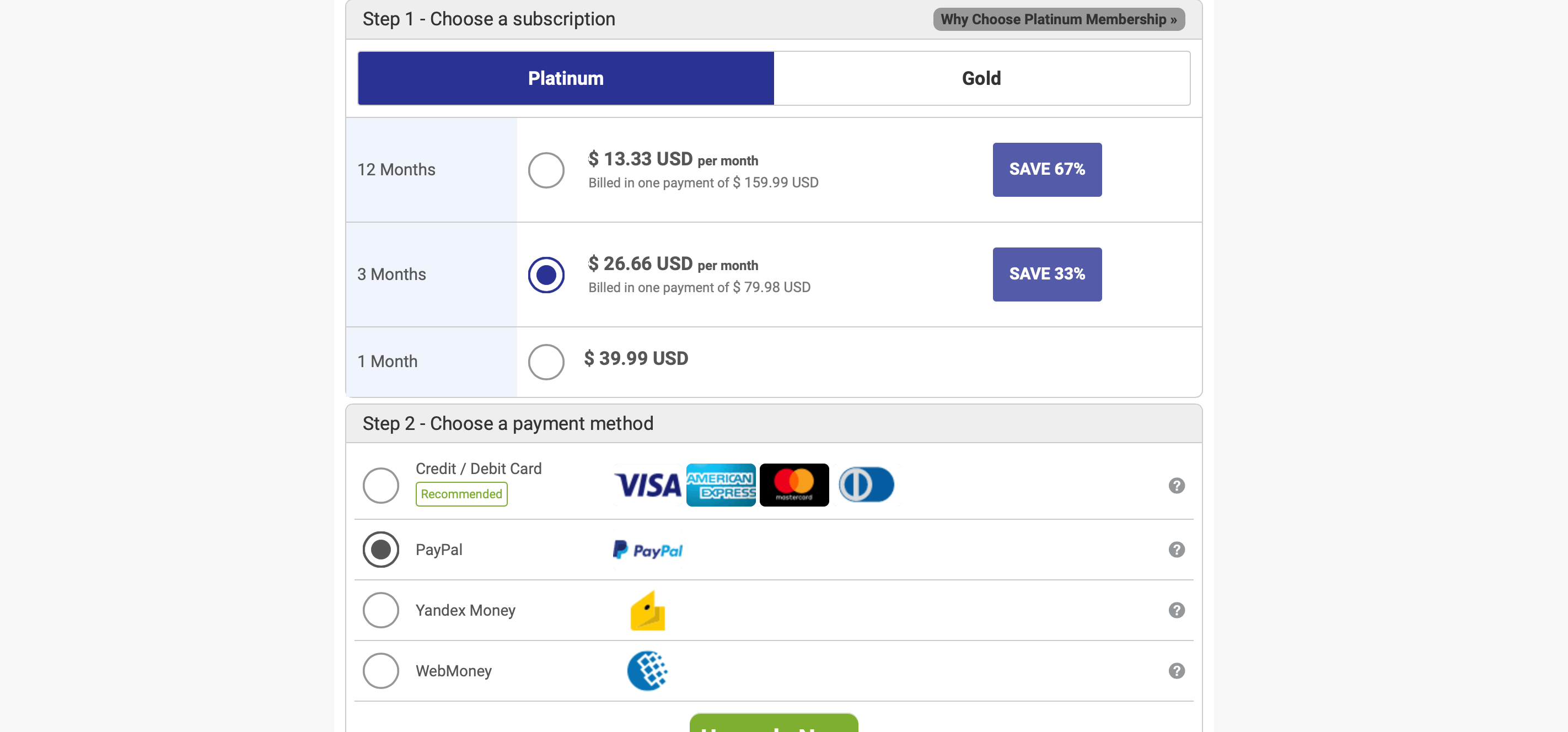 FilipinoCupid Platinum Price