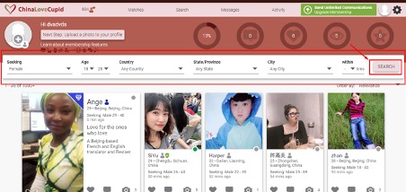 ChinaLoveCupid making contact