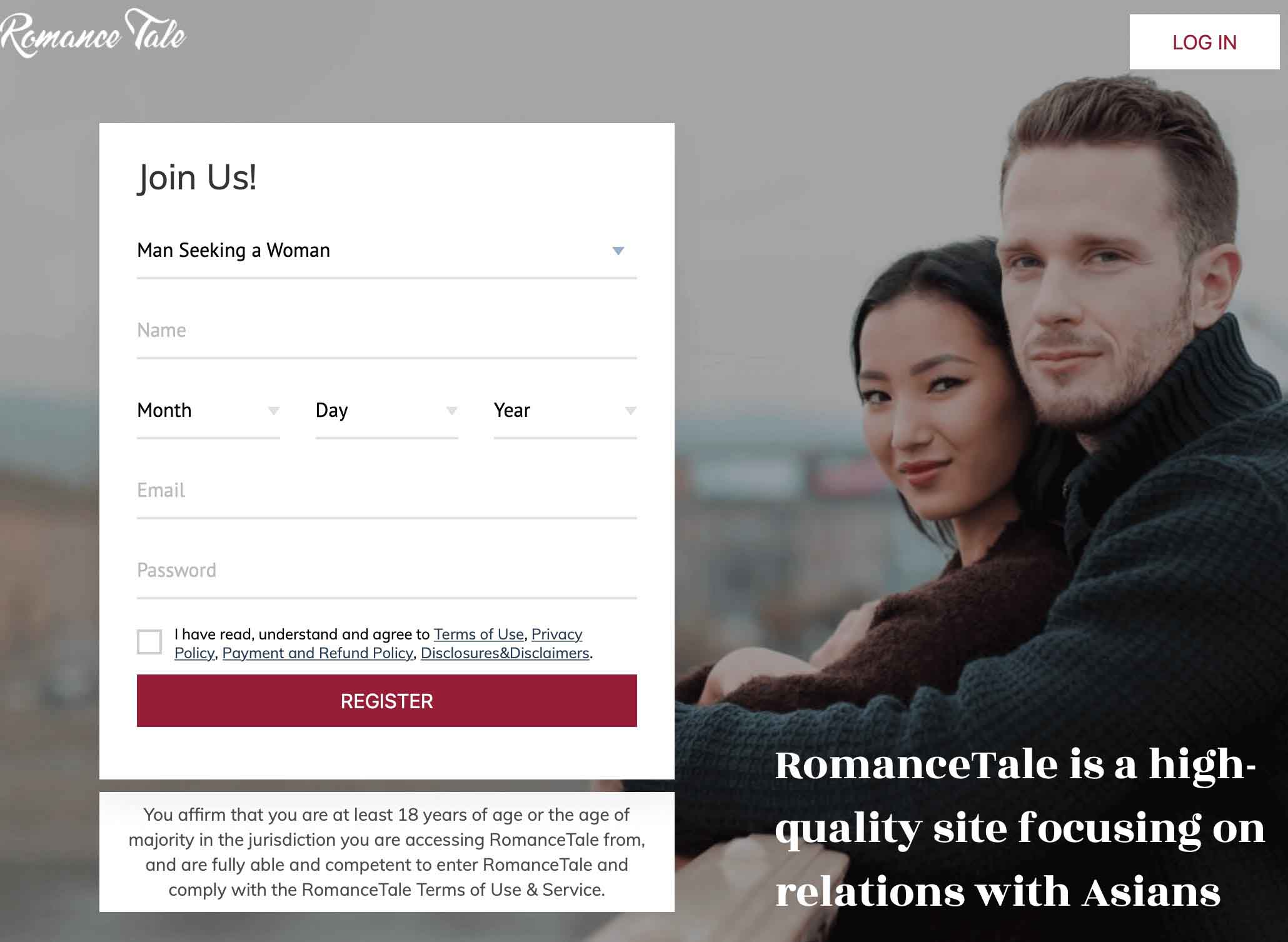 Romance Tale registration